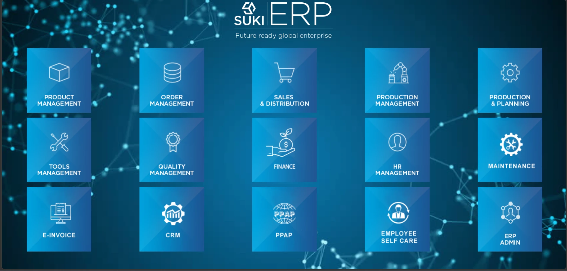 SUKI ERP module launcher